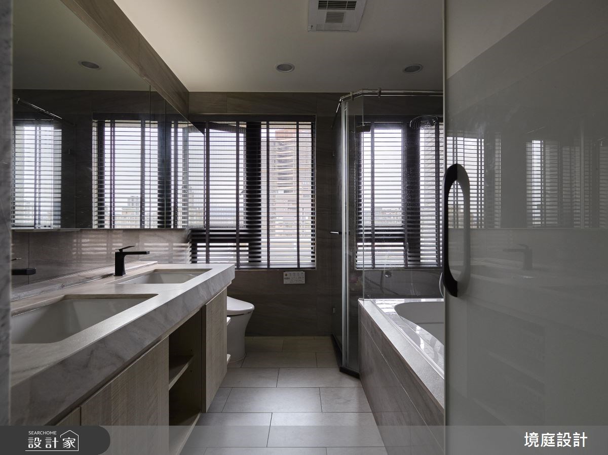 105坪新成屋(5年以下)＿現代風浴室案例圖片＿境庭室內裝修工程有限公司＿境庭_28之38