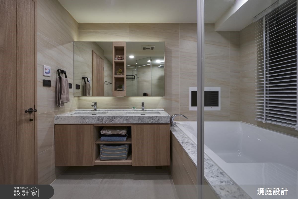105坪新成屋(5年以下)＿現代風浴室案例圖片＿境庭室內裝修工程有限公司＿境庭_28之43