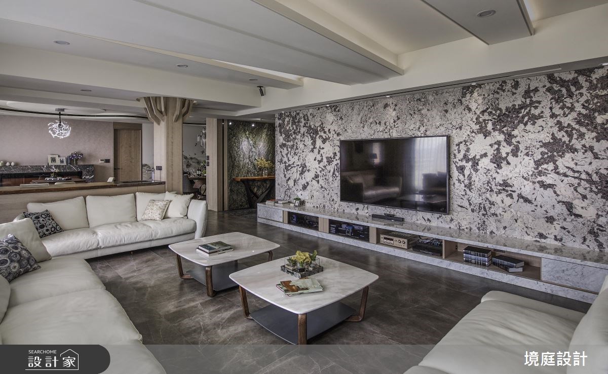 105坪新成屋(5年以下)＿現代風客廳案例圖片＿境庭室內裝修工程有限公司＿境庭_28之12