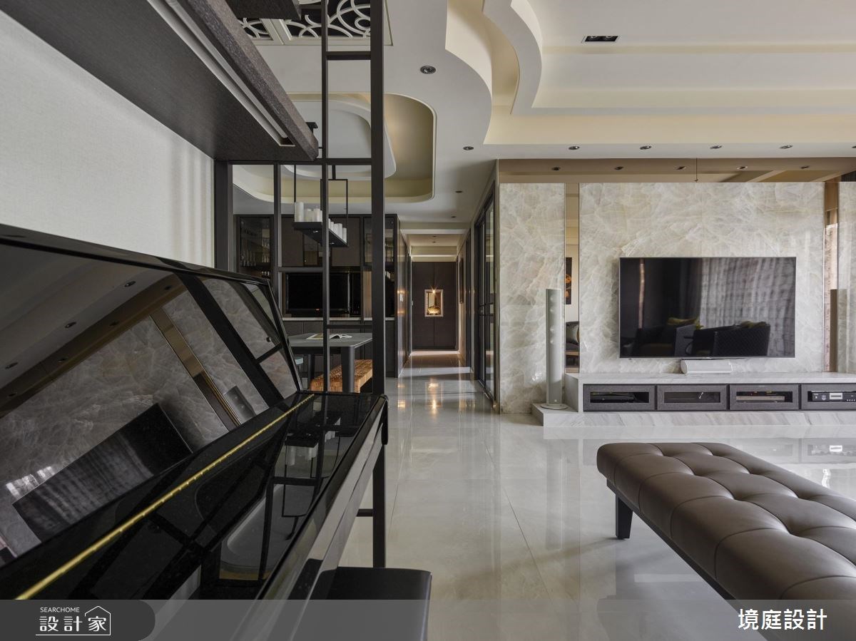 55坪新成屋(5年以下)＿現代風客廳走廊案例圖片＿境庭室內裝修工程有限公司＿境庭_29之13