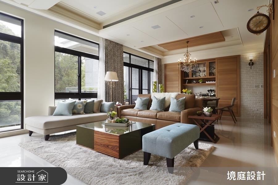 70坪新成屋(5年以下)＿鄉村風客廳餐廳案例圖片＿境庭室內裝修工程有限公司＿境庭_31之2