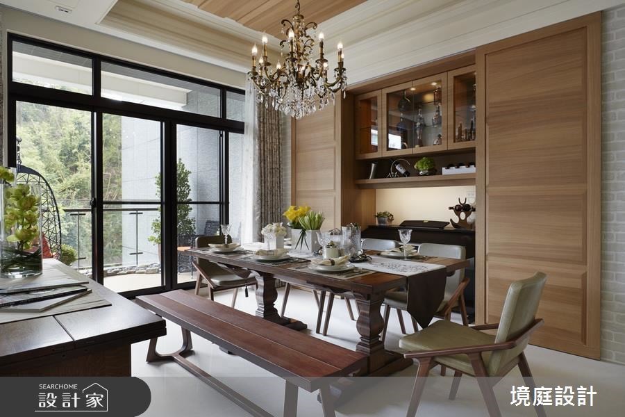 70坪新成屋(5年以下)＿鄉村風餐廳案例圖片＿境庭室內裝修工程有限公司＿境庭_31之11