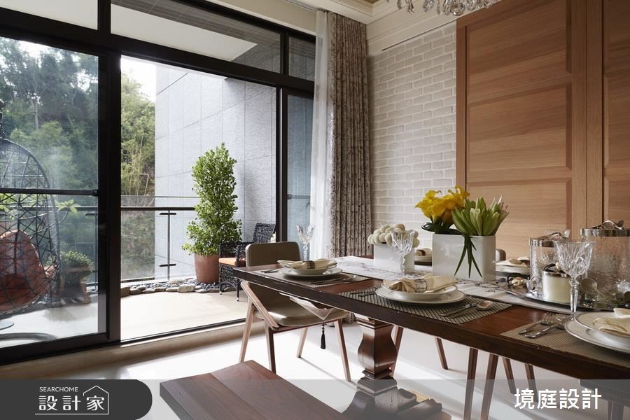 70坪新成屋(5年以下)＿鄉村風餐廳案例圖片＿境庭室內裝修工程有限公司＿境庭_31之14