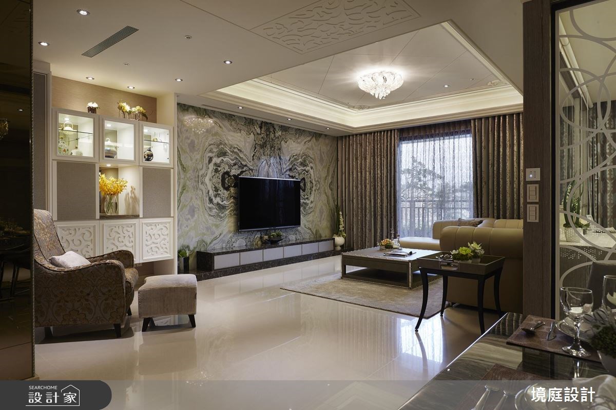 65坪新成屋(5年以下)＿混搭風客廳案例圖片＿境庭室內裝修工程有限公司＿境庭_33之4