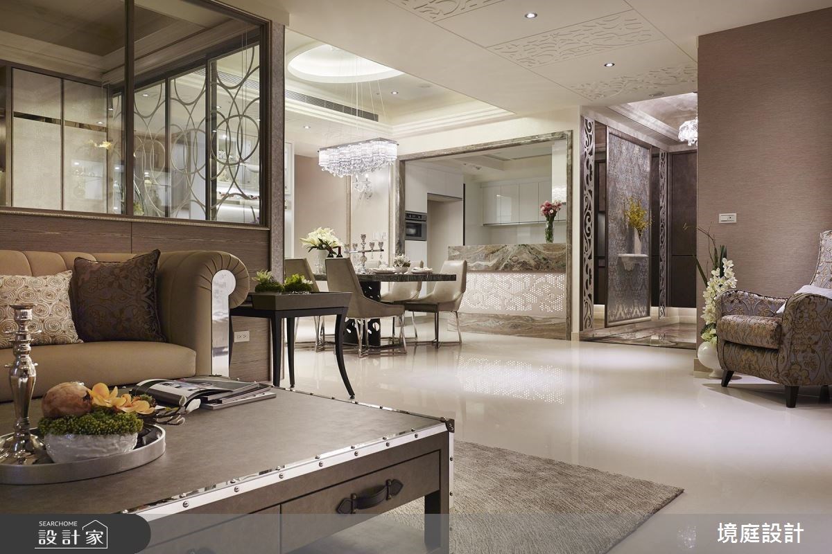 65坪新成屋(5年以下)＿混搭風客廳案例圖片＿境庭室內裝修工程有限公司＿境庭_33之5