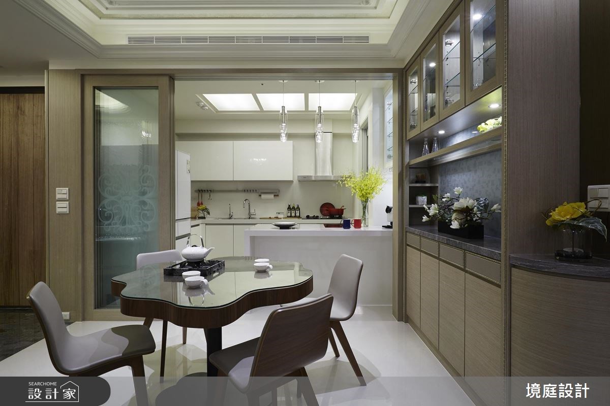 60坪新成屋(5年以下)＿混搭風餐廳廚房吧檯案例圖片＿境庭室內裝修工程有限公司＿境庭_34之10