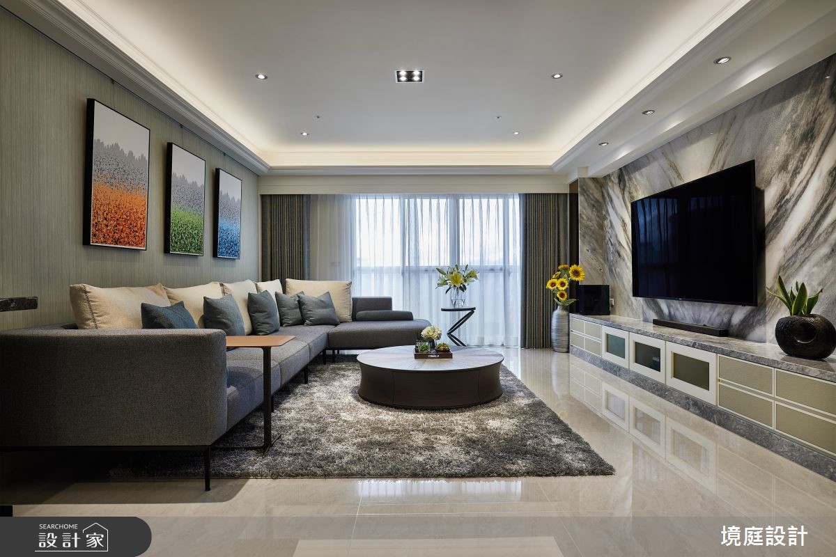 50坪老屋(16~30年)＿混搭風客廳案例圖片＿境庭室內裝修工程有限公司＿境庭_35之6