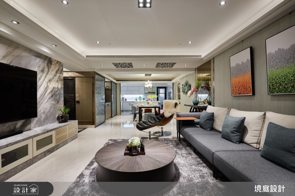 50坪老屋(16~30年)＿混搭風客廳案例圖片＿境庭室內裝修工程有限公司＿境庭_35之8