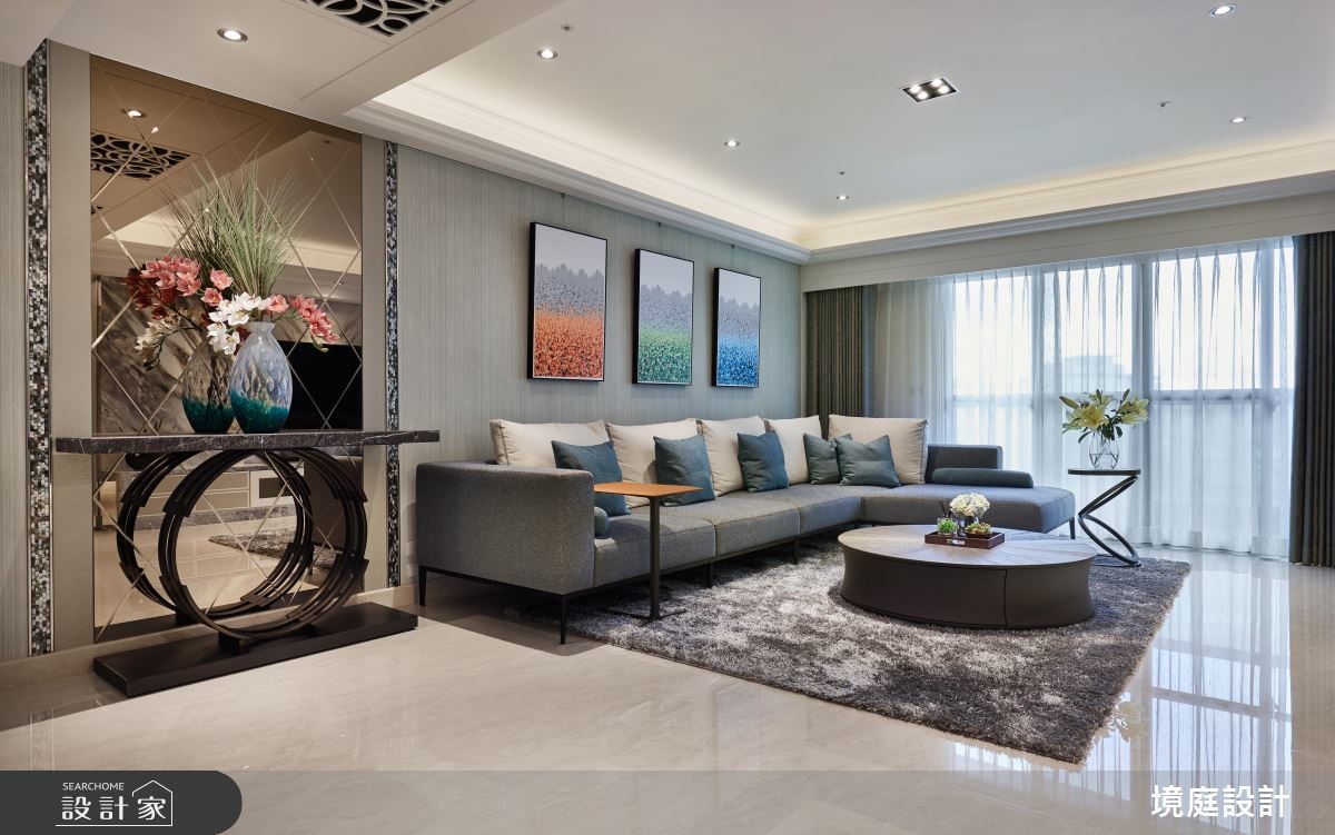 50坪老屋(16~30年)＿混搭風客廳案例圖片＿境庭室內裝修工程有限公司＿境庭_35之4