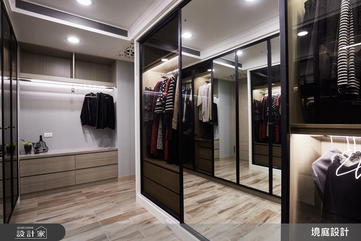 50坪老屋(16~30年)＿混搭風更衣間案例圖片＿境庭室內裝修工程有限公司＿境庭_35之32