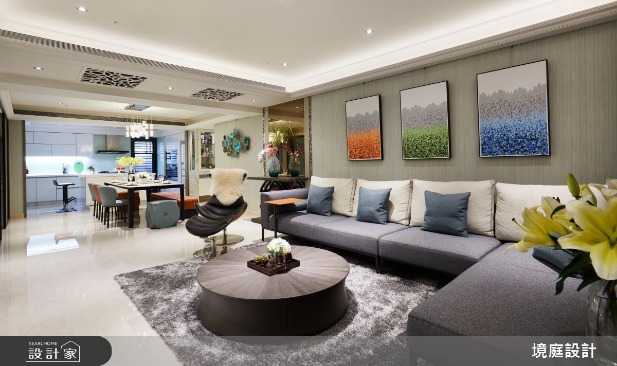 50坪老屋(16~30年)＿混搭風客廳案例圖片＿境庭室內裝修工程有限公司＿境庭_35之9