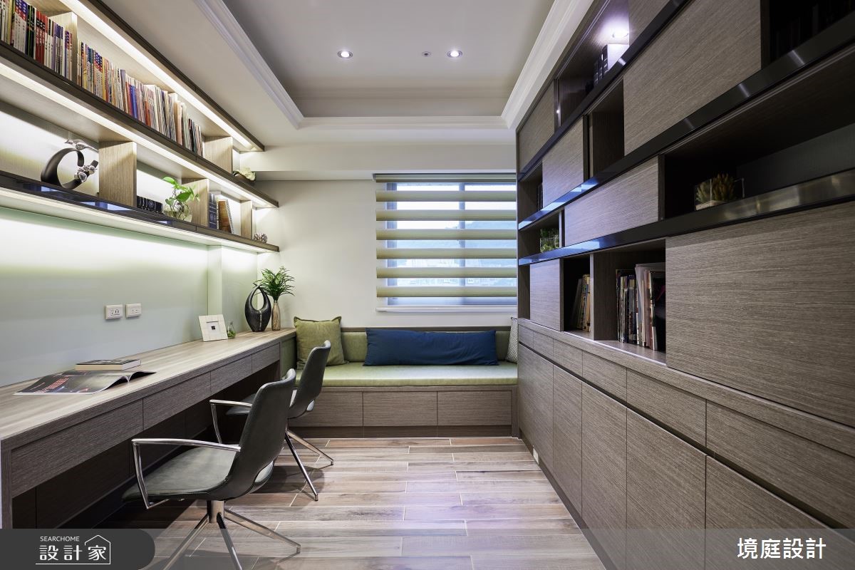 50坪老屋(16~30年)＿混搭風書房案例圖片＿境庭室內裝修工程有限公司＿境庭_35之18