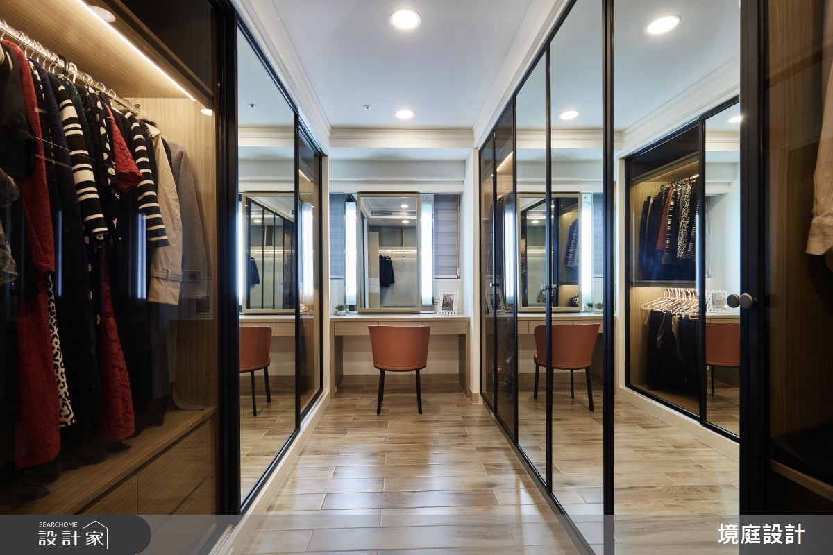 50坪老屋(16~30年)＿混搭風更衣間案例圖片＿境庭室內裝修工程有限公司＿境庭_35之31