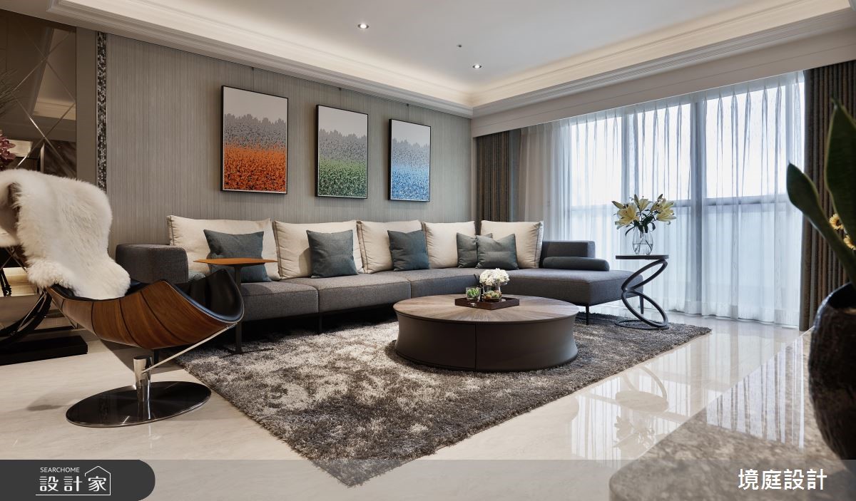 50坪老屋(16~30年)＿混搭風客廳案例圖片＿境庭室內裝修工程有限公司＿境庭_35之5