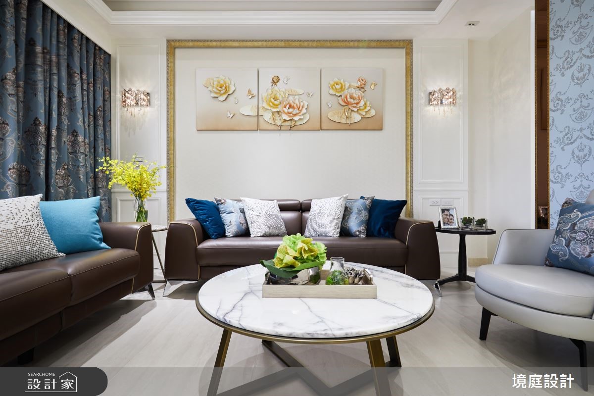 35坪新成屋(5年以下)＿混搭風客廳案例圖片＿境庭室內裝修工程有限公司＿境庭_36之6
