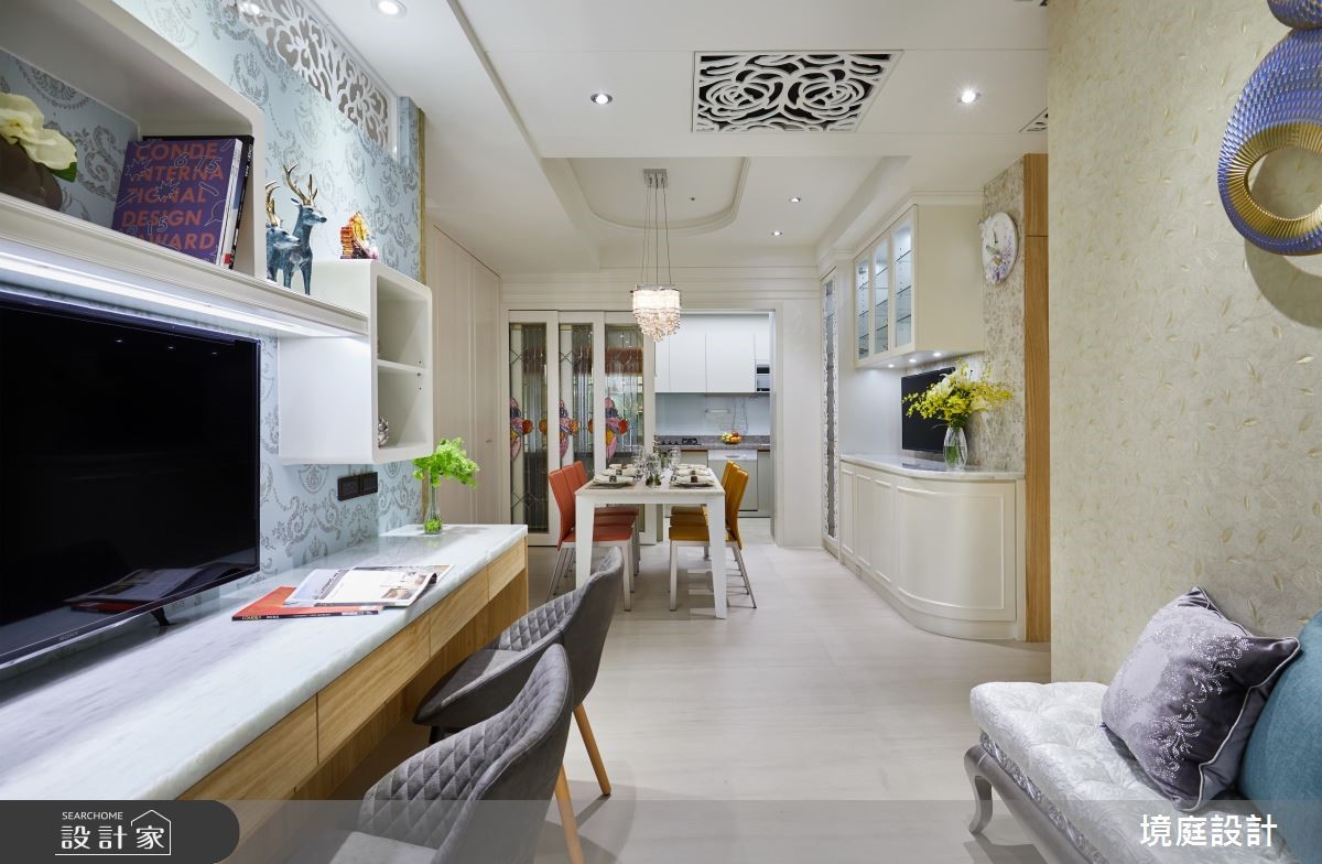 35坪新成屋(5年以下)＿混搭風餐廳書房案例圖片＿境庭室內裝修工程有限公司＿境庭_36之8