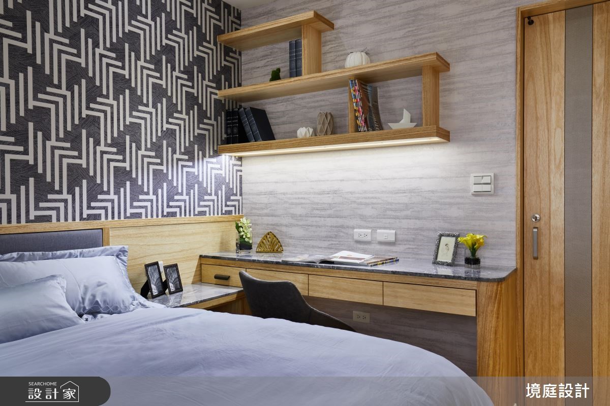 35坪新成屋(5年以下)＿混搭風臥室案例圖片＿境庭室內裝修工程有限公司＿境庭_36之17