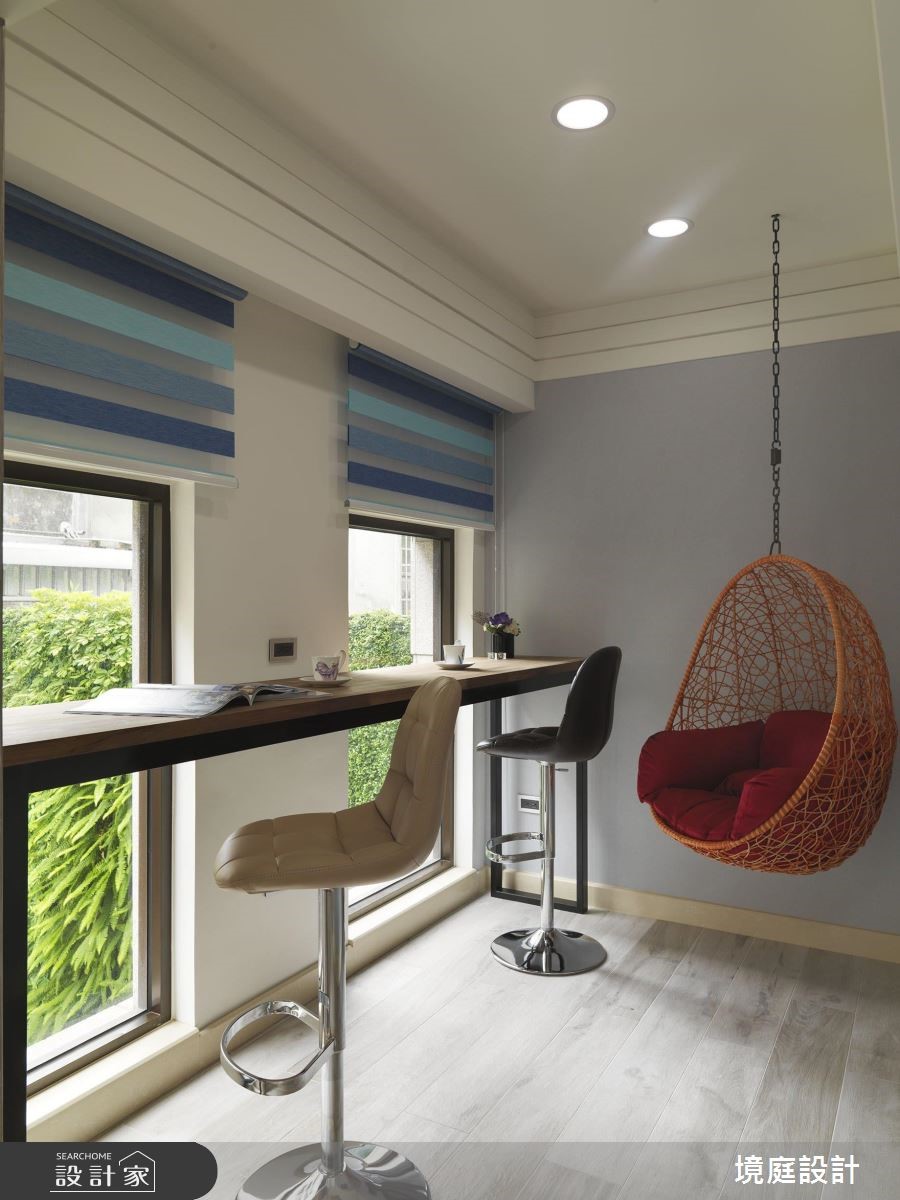 60坪新成屋(5年以下)＿混搭風書房案例圖片＿境庭室內裝修工程有限公司＿境庭_38之12