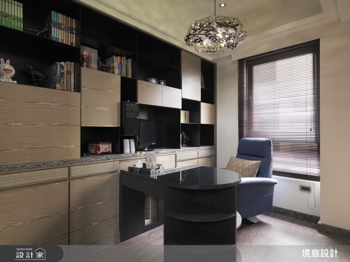 60坪新成屋(5年以下)＿混搭風書房案例圖片＿境庭室內裝修工程有限公司＿境庭_38之30