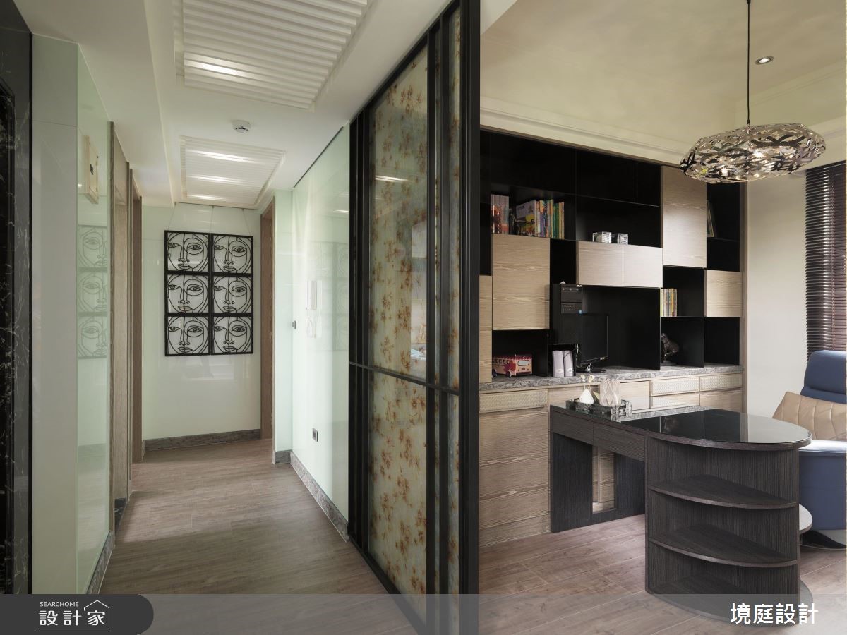 60坪新成屋(5年以下)＿混搭風書房走廊案例圖片＿境庭室內裝修工程有限公司＿境庭_38之31