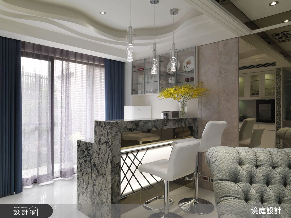 60坪新成屋(5年以下)＿混搭風吧檯案例圖片＿境庭室內裝修工程有限公司＿境庭_38之7