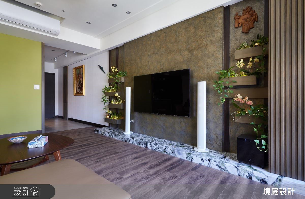 預售屋＿休閒風客廳案例圖片＿境庭室內裝修工程有限公司＿境庭_39之5