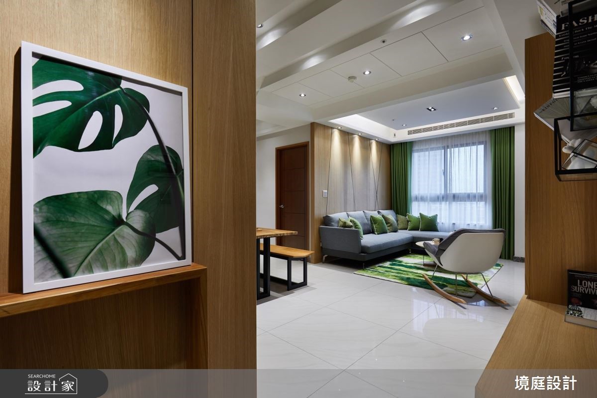 24坪預售屋＿簡約風客廳案例圖片＿境庭室內裝修工程有限公司＿境庭_41之2