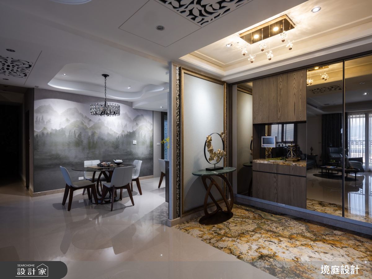 50坪新成屋(5年以下)＿混搭風玄關案例圖片＿境庭室內裝修工程有限公司＿境庭_43之2