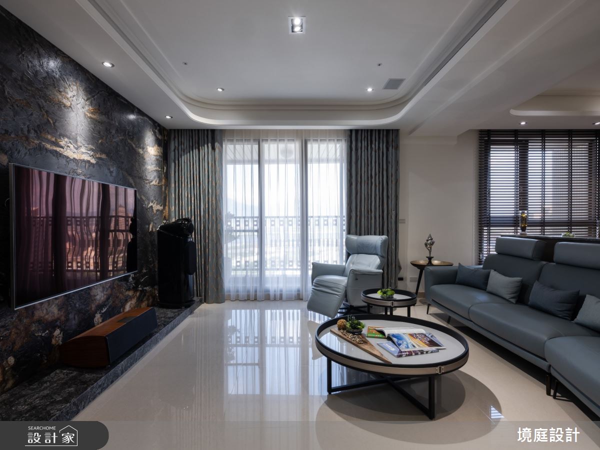 50坪新成屋(5年以下)＿混搭風客廳案例圖片＿境庭室內裝修工程有限公司＿境庭_43之6