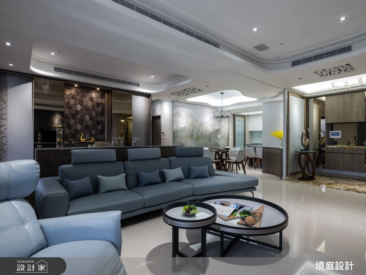 50坪新成屋(5年以下)＿混搭風客廳案例圖片＿境庭室內裝修工程有限公司＿境庭_43之8
