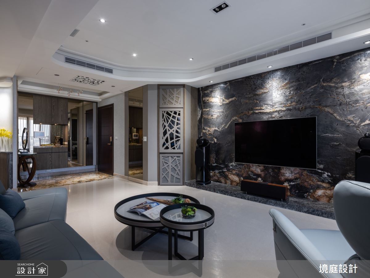 50坪新成屋(5年以下)＿混搭風客廳案例圖片＿境庭室內裝修工程有限公司＿境庭_43之9