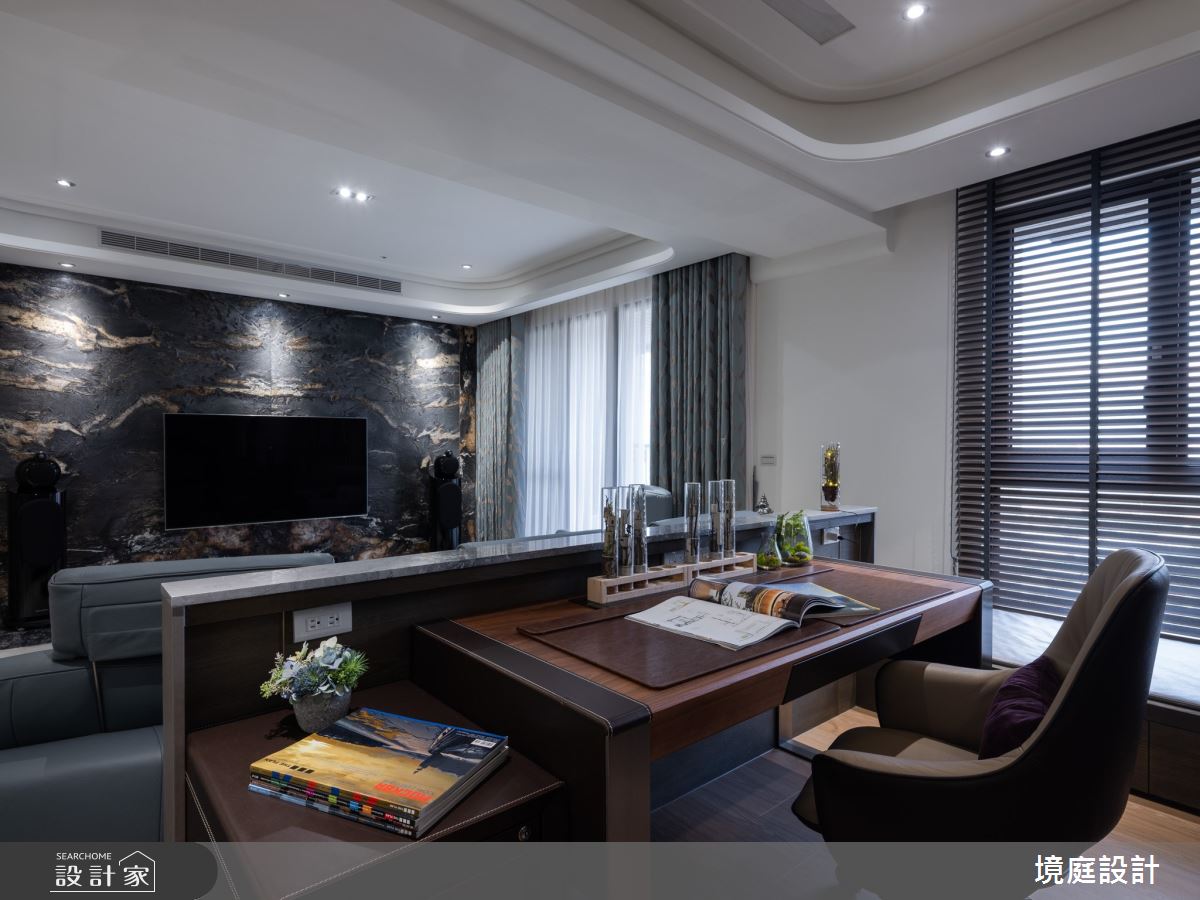 50坪新成屋(5年以下)＿混搭風書房案例圖片＿境庭室內裝修工程有限公司＿境庭_43之11