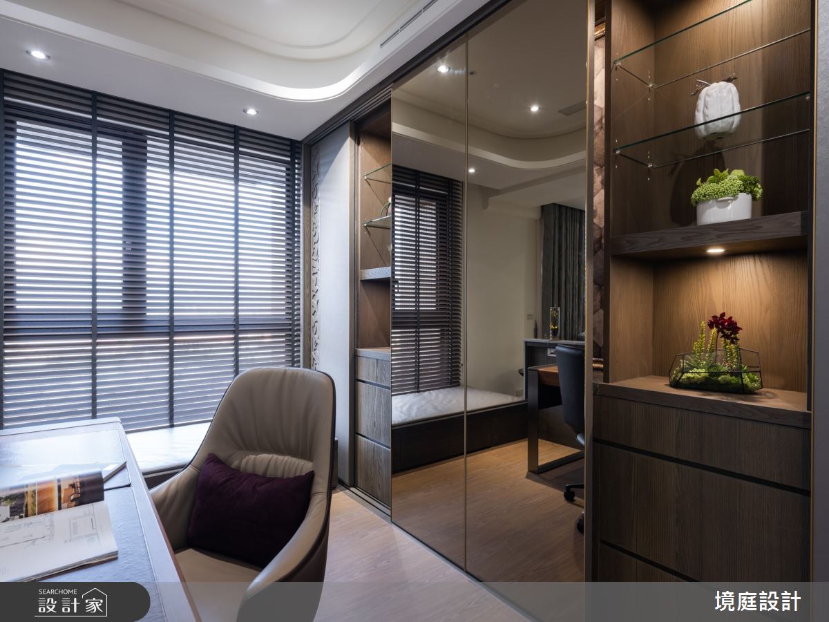 50坪新成屋(5年以下)＿混搭風書房案例圖片＿境庭室內裝修工程有限公司＿境庭_43之12