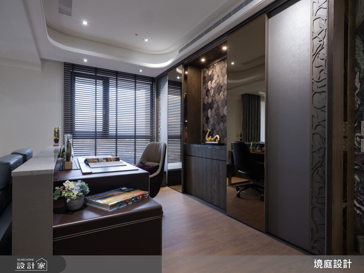 50坪新成屋(5年以下)＿混搭風書房案例圖片＿境庭室內裝修工程有限公司＿境庭_43之13