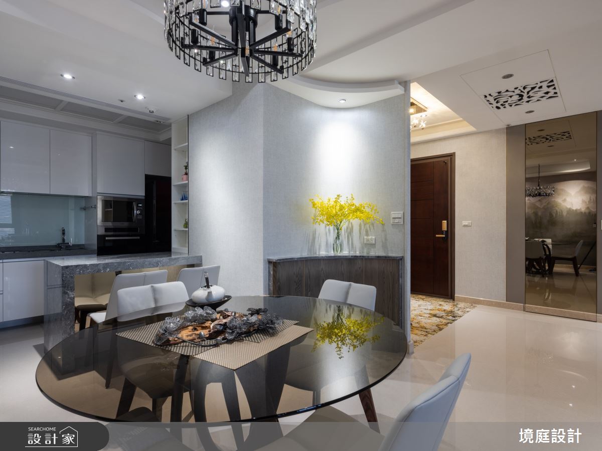50坪新成屋(5年以下)＿混搭風餐廳案例圖片＿境庭室內裝修工程有限公司＿境庭_43之19