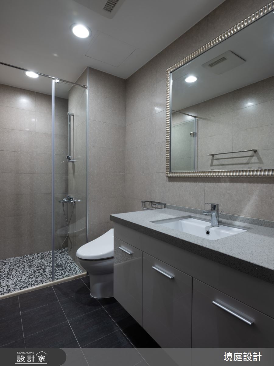 50坪新成屋(5年以下)＿混搭風浴室案例圖片＿境庭室內裝修工程有限公司＿境庭_43之22