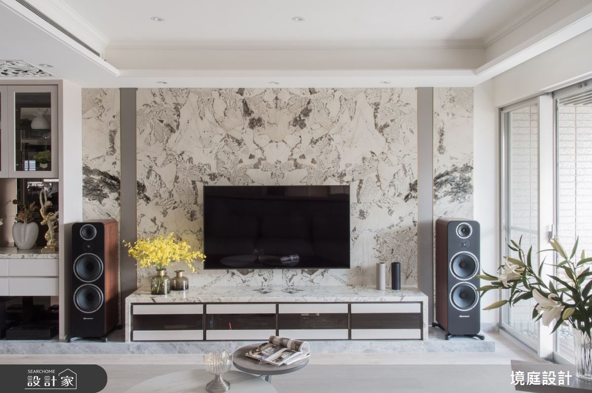 35坪新成屋(5年以下)＿混搭風客廳案例圖片＿境庭室內裝修工程有限公司＿境庭_45之5
