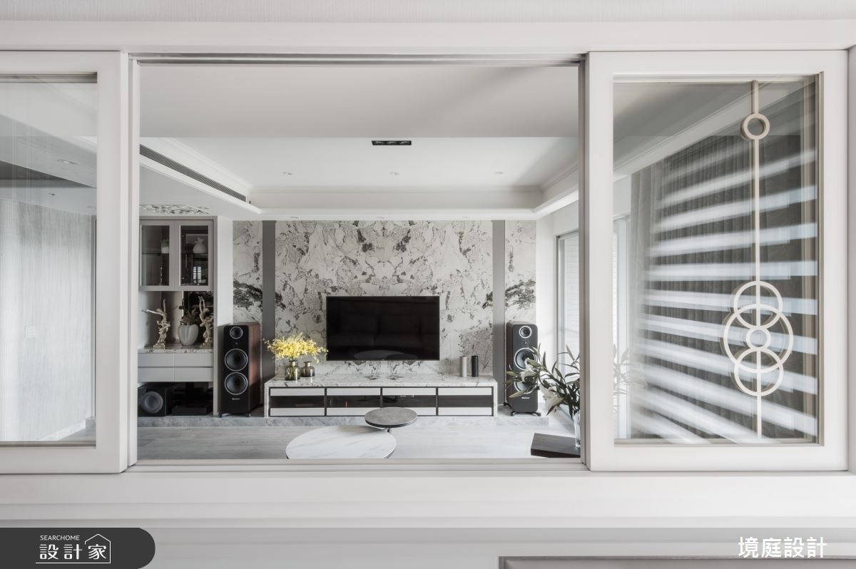 35坪新成屋(5年以下)＿混搭風客廳案例圖片＿境庭室內裝修工程有限公司＿境庭_45之17