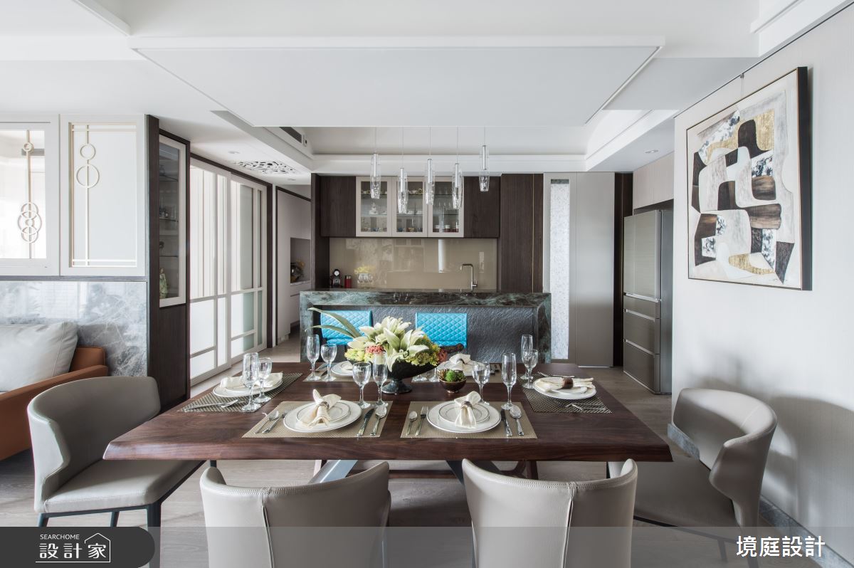 35坪新成屋(5年以下)＿混搭風餐廳案例圖片＿境庭室內裝修工程有限公司＿境庭_45之11