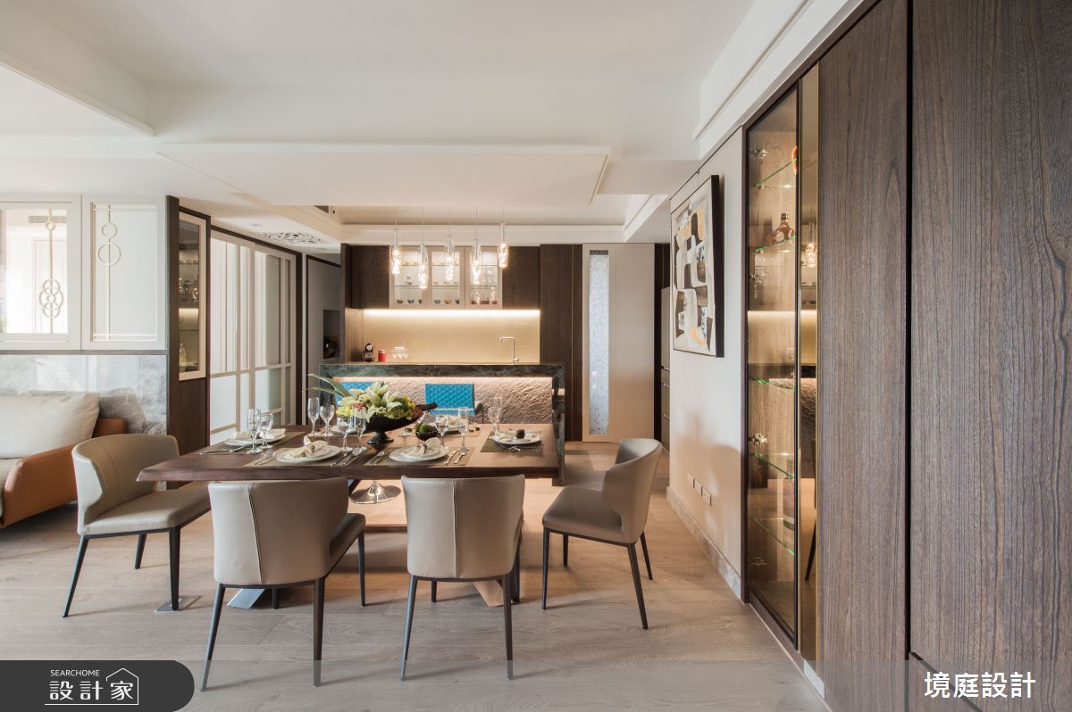 35坪新成屋(5年以下)＿混搭風餐廳案例圖片＿境庭室內裝修工程有限公司＿境庭_45之13