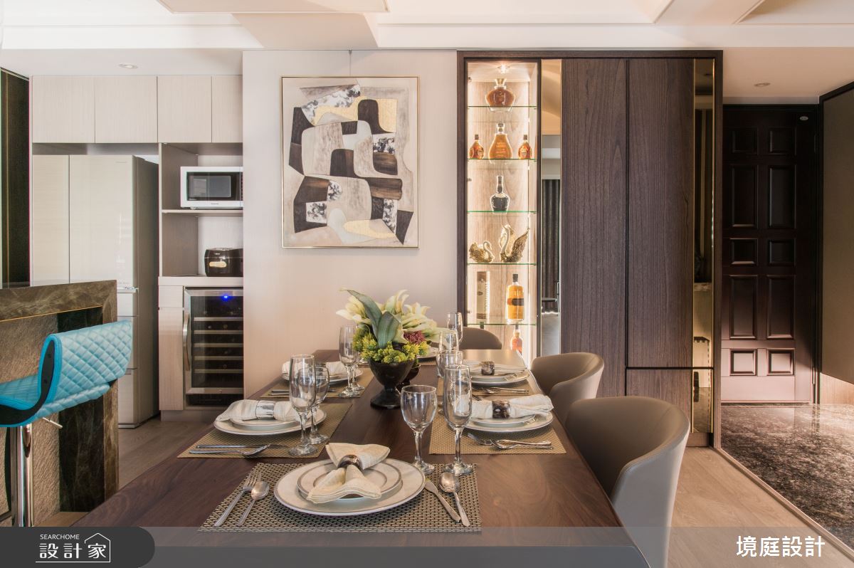 35坪新成屋(5年以下)＿混搭風餐廳案例圖片＿境庭室內裝修工程有限公司＿境庭_45之16