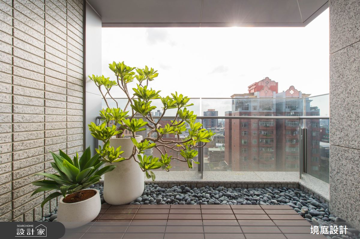 35坪新成屋(5年以下)＿混搭風陽台案例圖片＿境庭室內裝修工程有限公司＿境庭_45之35
