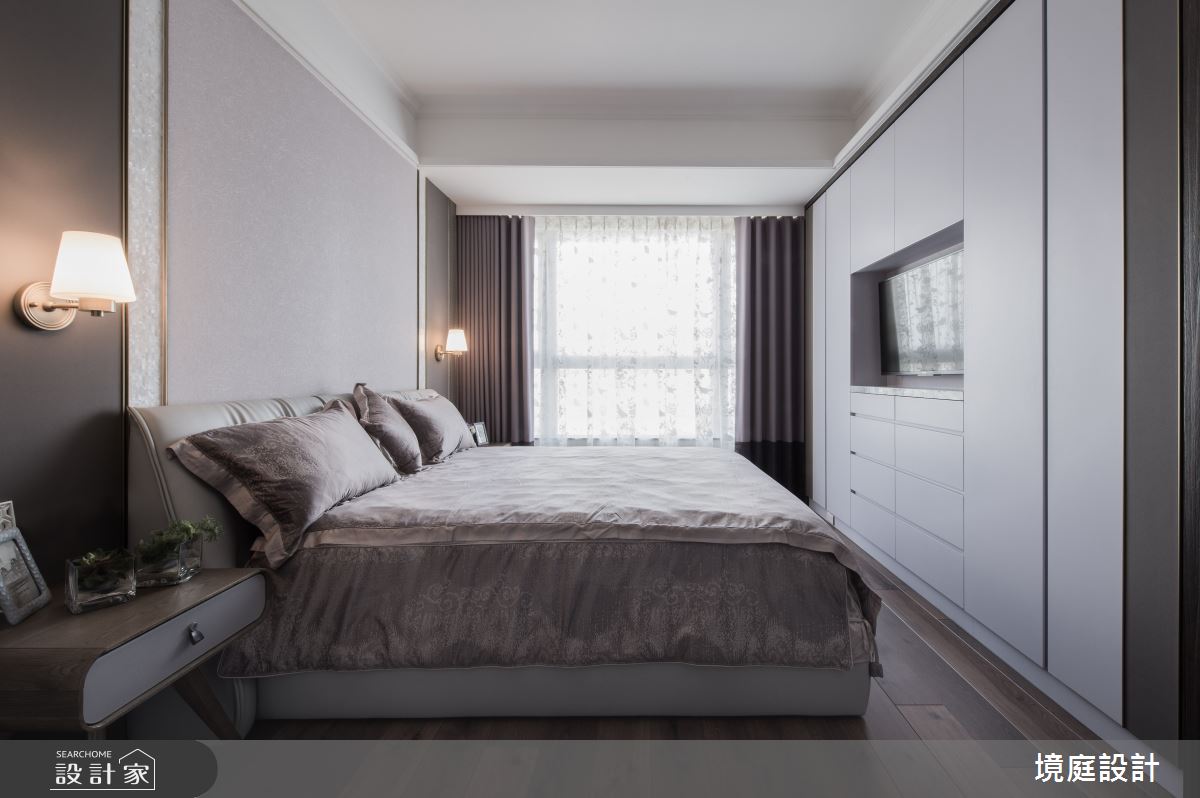 35坪新成屋(5年以下)＿混搭風臥室案例圖片＿境庭室內裝修工程有限公司＿境庭_45之22