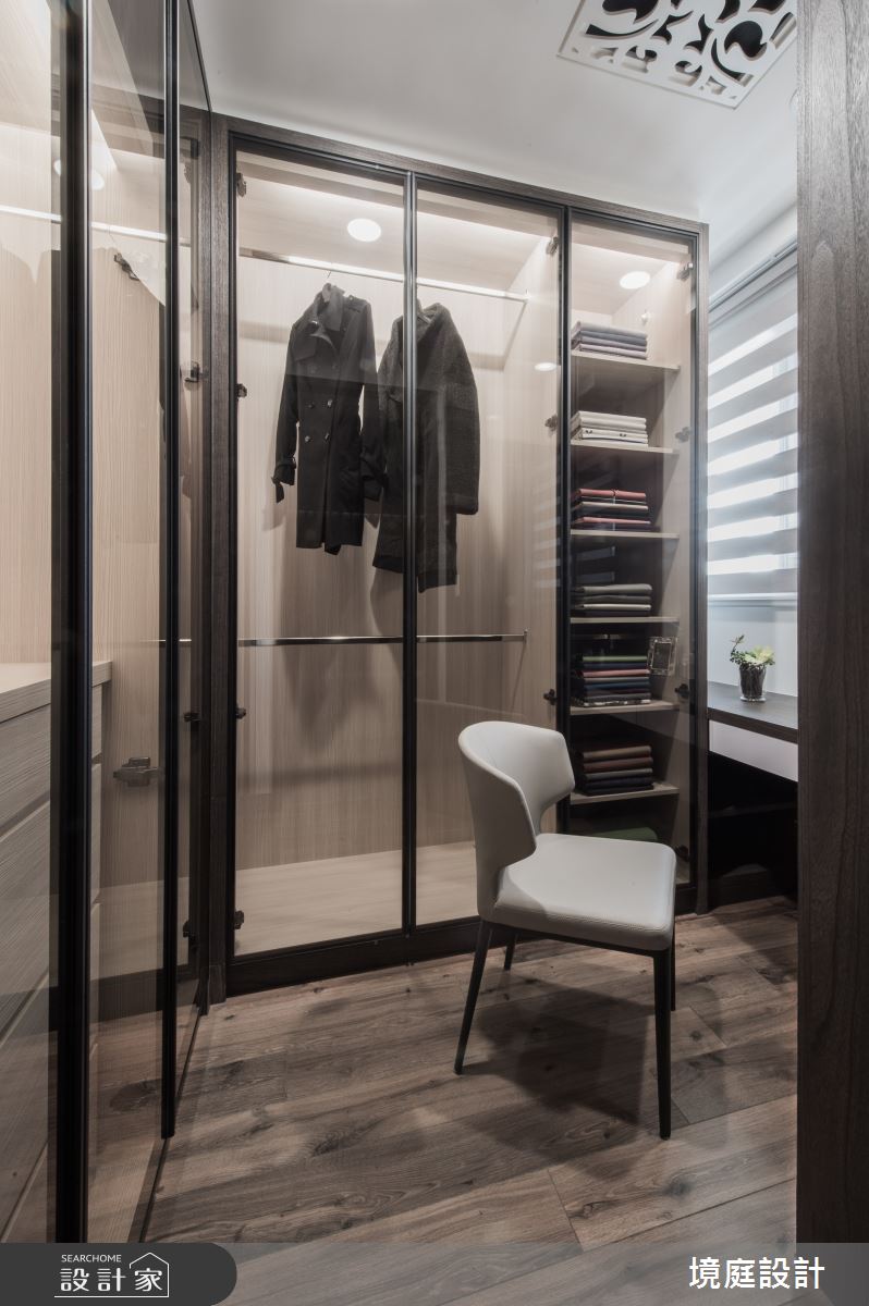 35坪新成屋(5年以下)＿混搭風更衣間案例圖片＿境庭室內裝修工程有限公司＿境庭_45之28