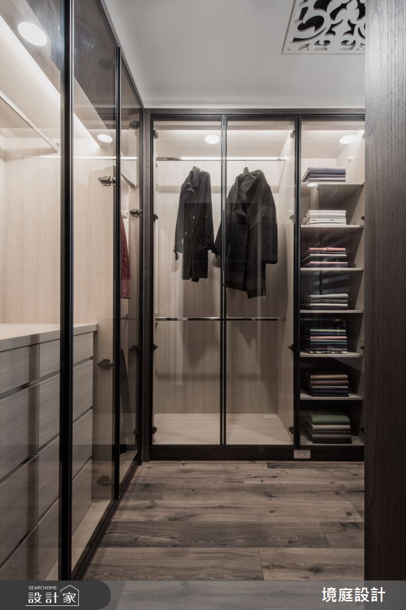 35坪新成屋(5年以下)＿混搭風更衣間案例圖片＿境庭室內裝修工程有限公司＿境庭_45之27