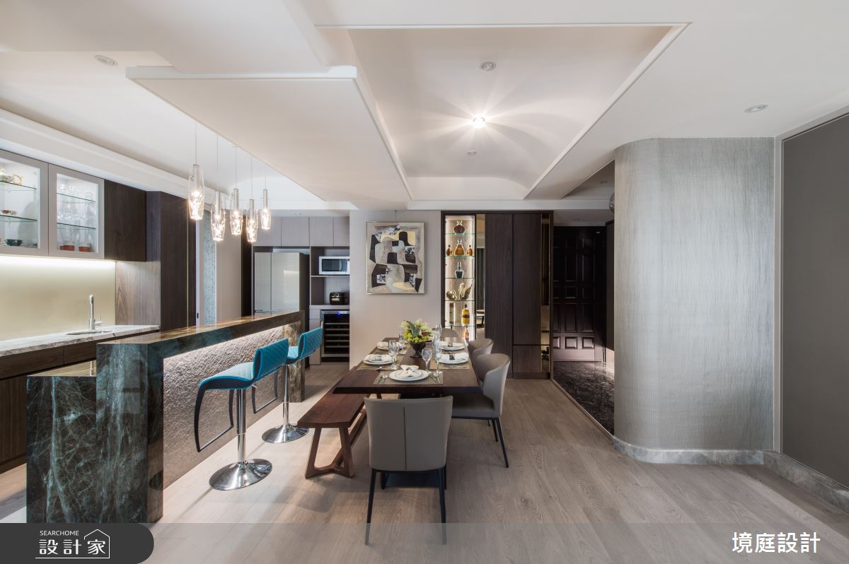 35坪新成屋(5年以下)＿混搭風餐廳案例圖片＿境庭室內裝修工程有限公司＿境庭_45之12