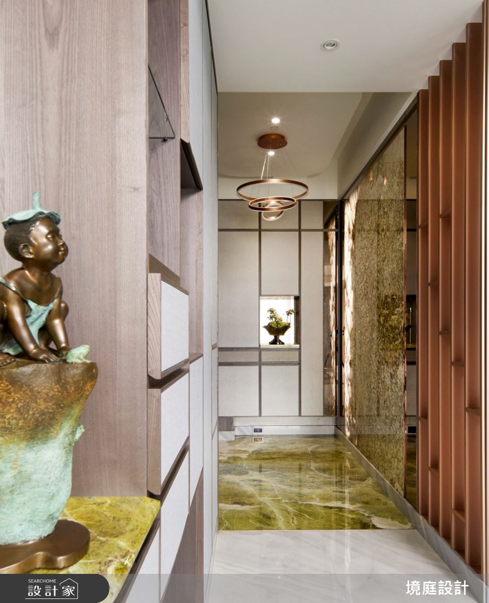 80坪毛胚屋＿混搭風玄關案例圖片＿境庭室內裝修工程有限公司＿境庭_46之1