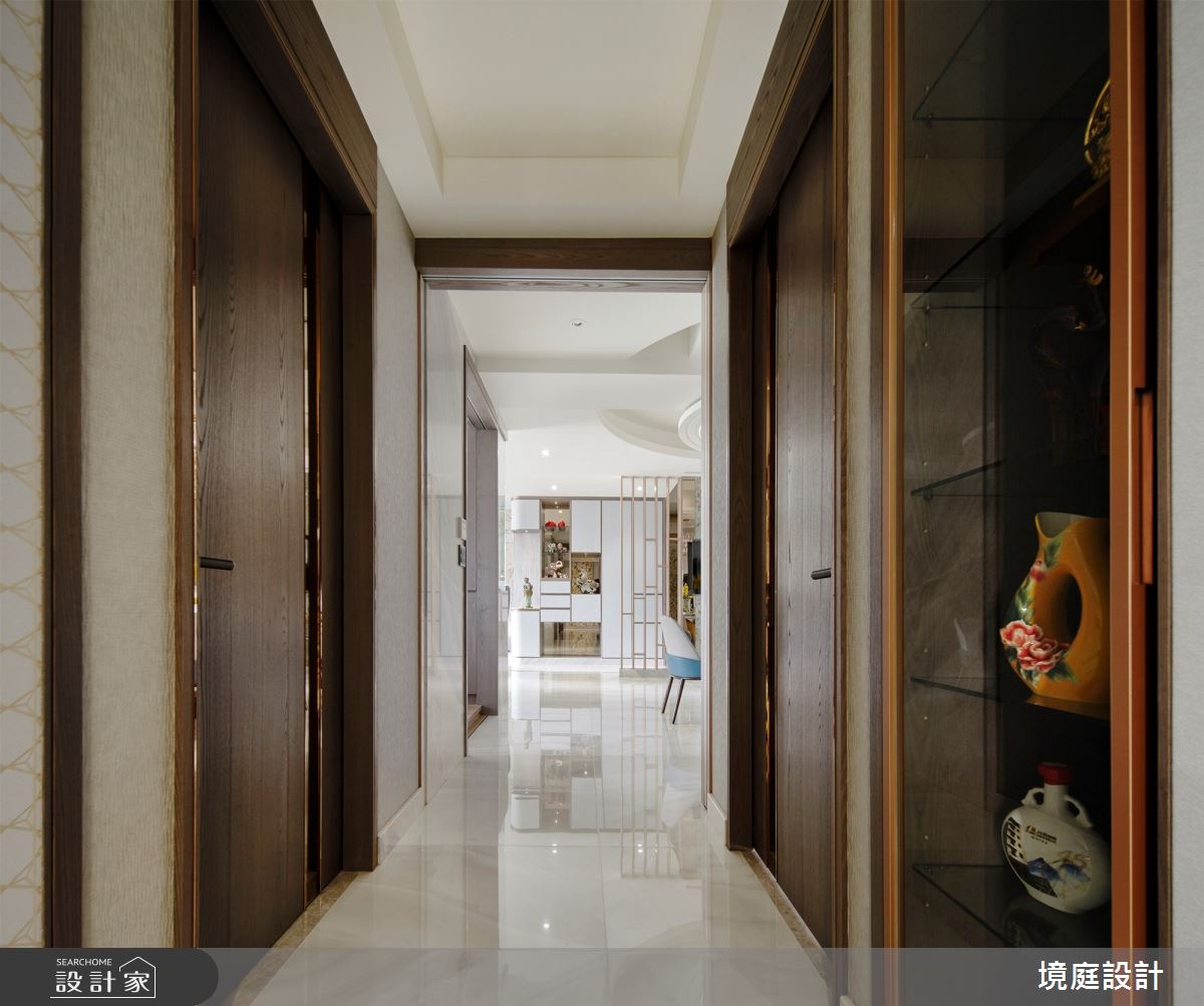 80坪毛胚屋＿混搭風走廊案例圖片＿境庭室內裝修工程有限公司＿境庭_46之25