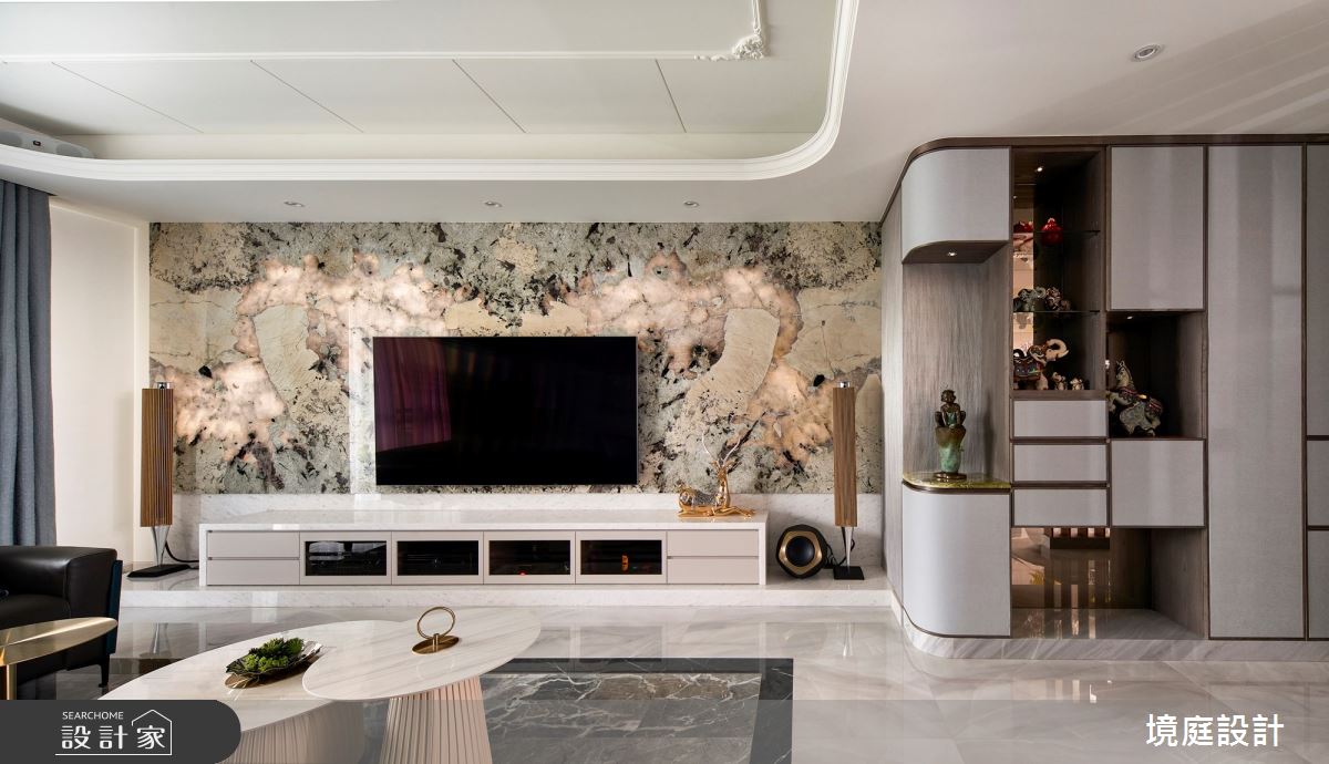 80坪毛胚屋＿混搭風客廳案例圖片＿境庭室內裝修工程有限公司＿境庭_46之10