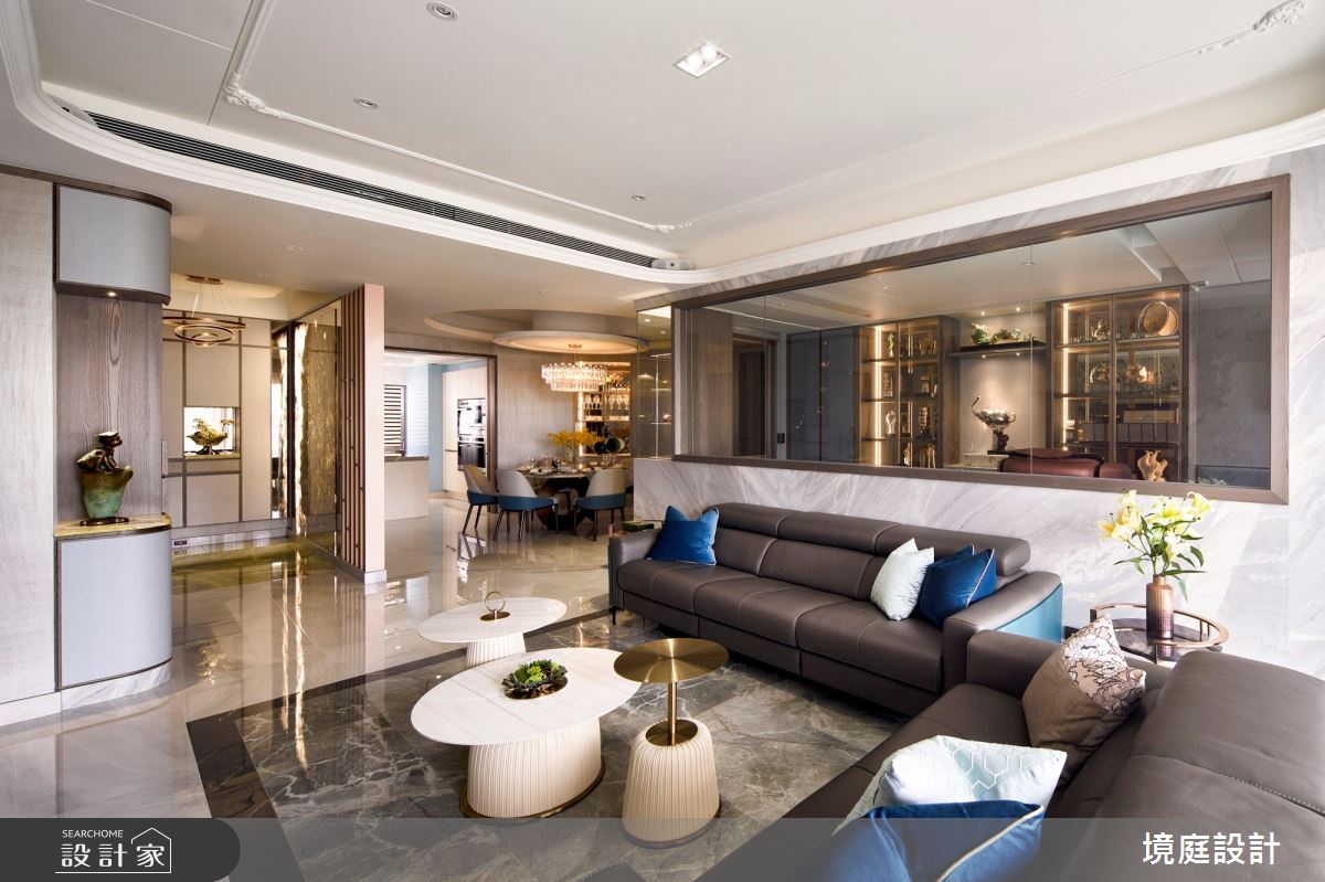 80坪毛胚屋＿混搭風客廳案例圖片＿境庭室內裝修工程有限公司＿境庭_46之11